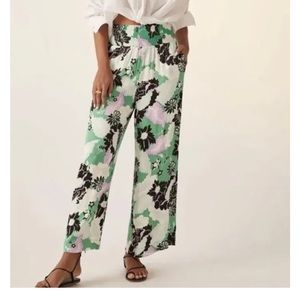 Maeve smocked floral pant